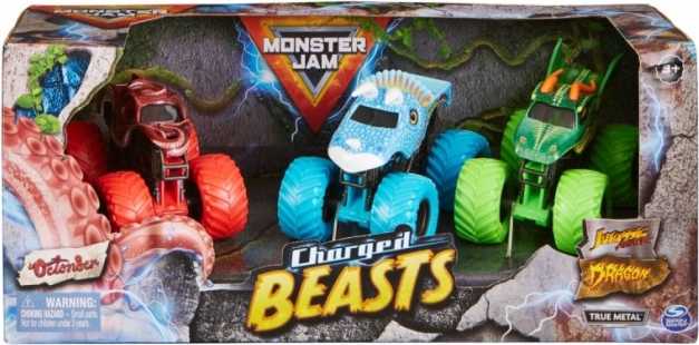 Monster Jam voertuig 1/64 3-pack