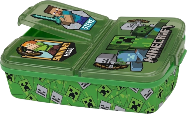 Kinder lunchbox Minecraft groen
