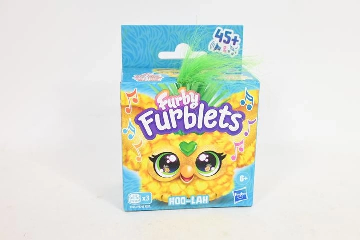 Furby Furblets Hoo-Lah mini interactieve pluchen knuffel met clip