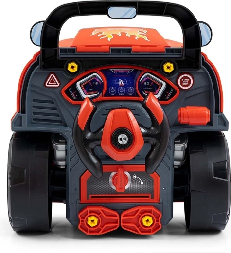 Stuur, claxon en bedieningsknoppen