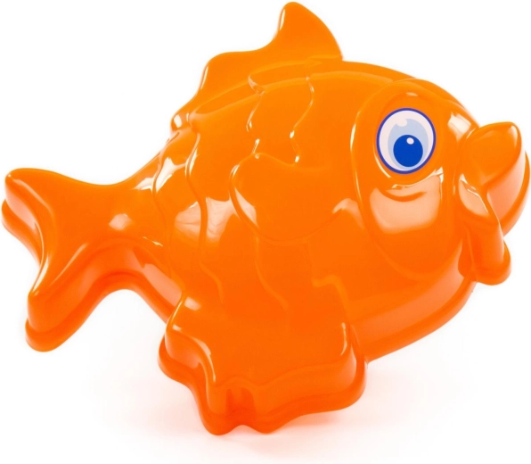 Geweldige visafdrukken in het zand