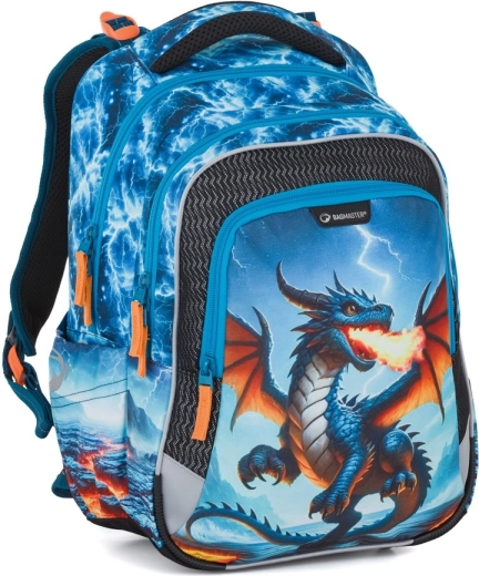 Bagmaster Lumi 26 D schoolrugzak draak