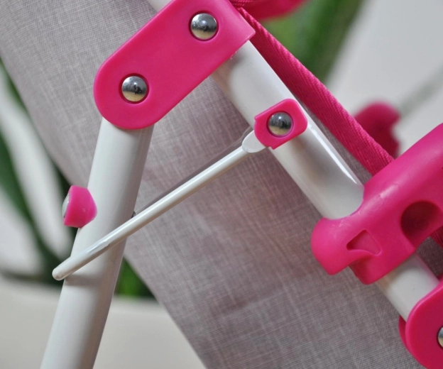 Inklapbare constructie en boodschappenmand