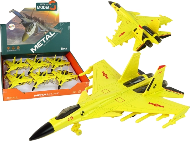 Geel wrijvingsjachtvliegtuig 1:72