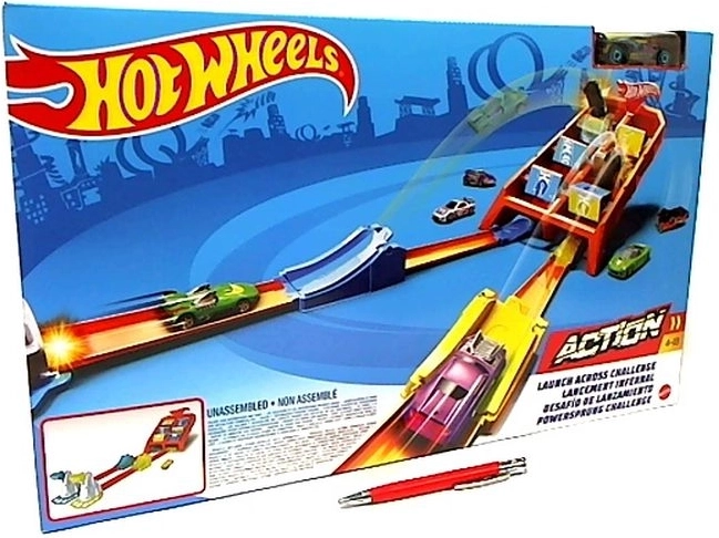 Hot Wheels sprong naar het doel speelset