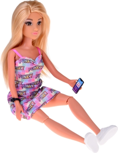 Selfiestick en telefoon voor creatieve poses