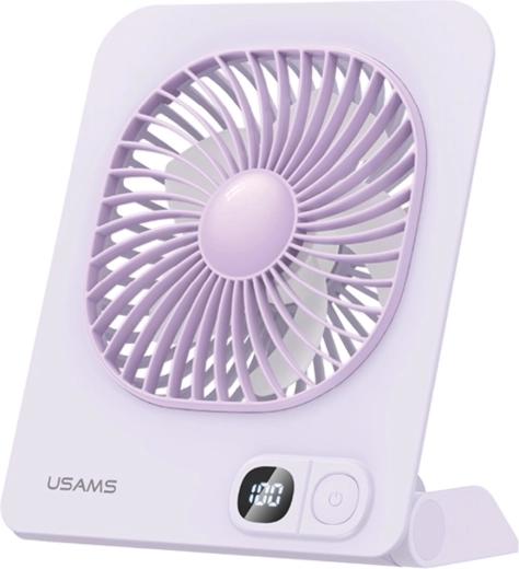 USAMS magnetische bureauventilator paars