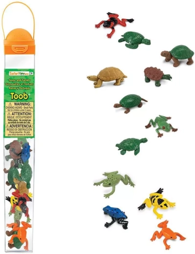 Safari Ltd. Toobs koker kikkers en schildpadden