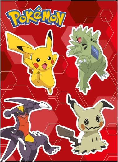 Pokémon schrift A5, 4 soorten - 1 stuk