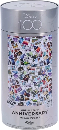 Puzzel Disney 100 jaar – postzegels 500 stukjes
