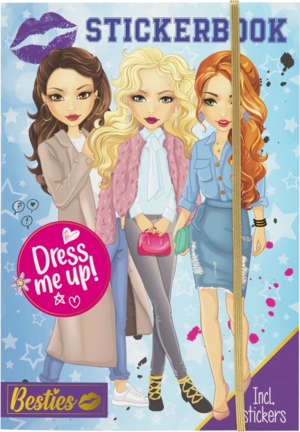 Stickerboek – kleed je eigen pop aan A4