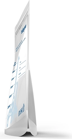 Zelfstaand ontwerp voor eenvoudig vullen