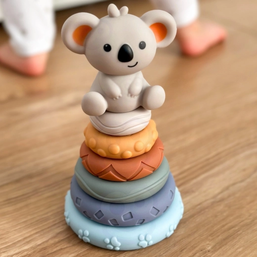 Stapelbare piramide met koala