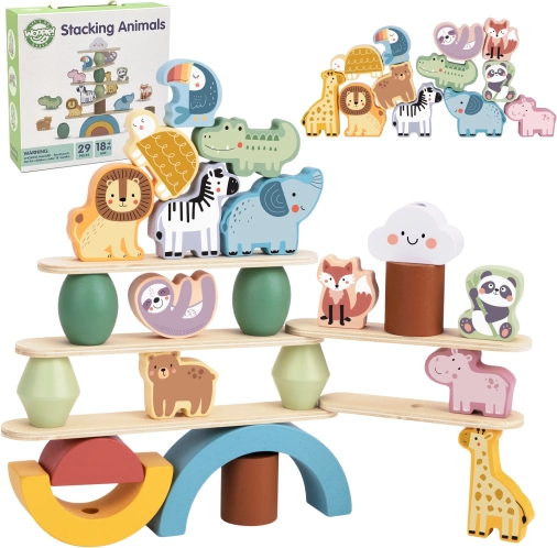 Woopie houten stapeldieren