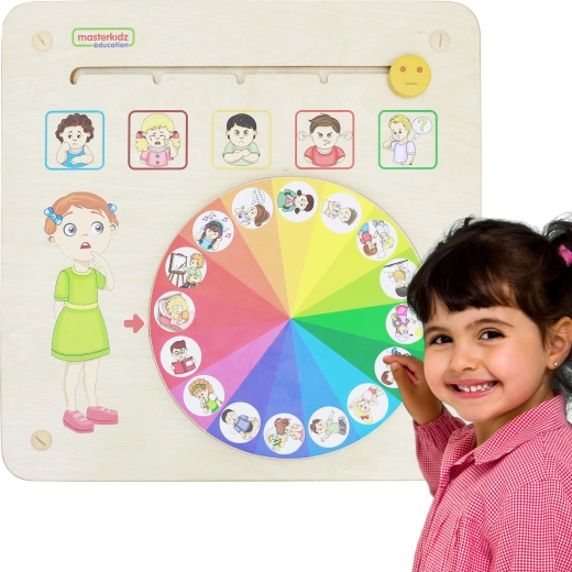 Masterkidz educatief bord voor het omgaan met emoties Montessori