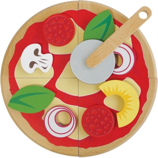 Snijden en serveren zoals in een pizzeria