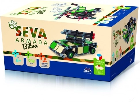 SEVA Bouwset Leger – strijd, 958 stukjes