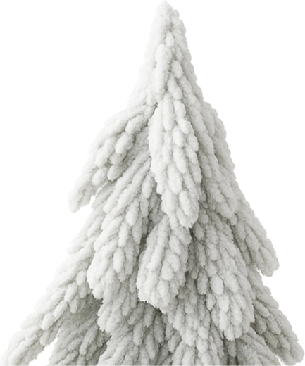 Zachte takjes met sneeuweffect