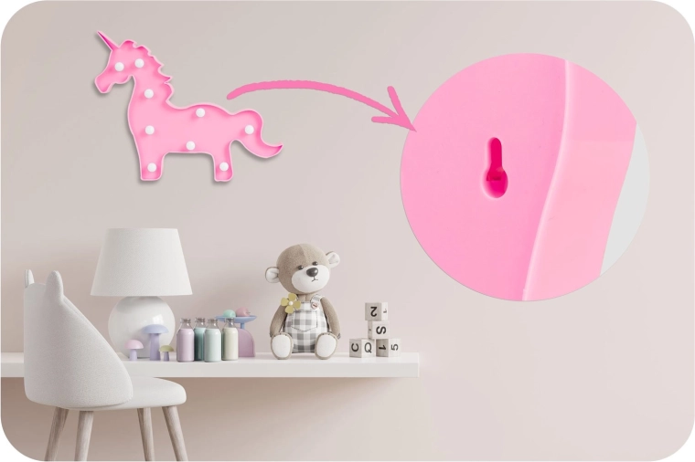 Eenvoudig aan de muur op te hangen