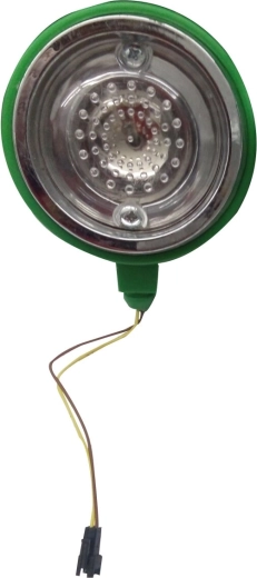 Voorste koplamp voor elektrische voertuig Ride-on Power Drag, groen met zwarte connector