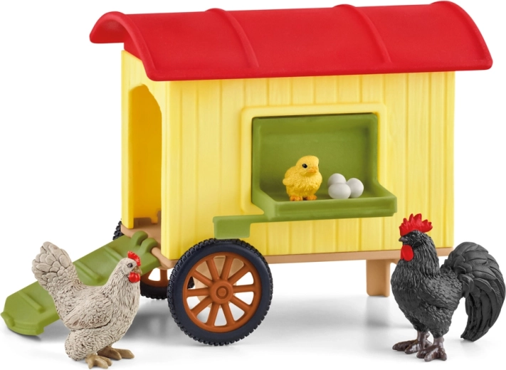 Schleich Farm World mobiele kippenhok