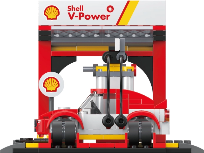 Realistisch Shell-station met veel details