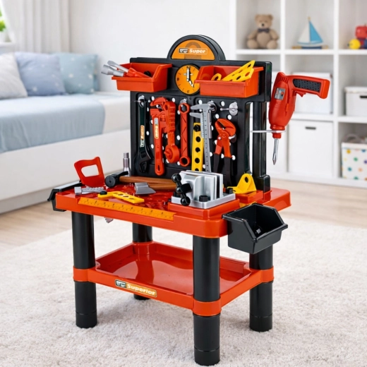 Realistisch spel met accuboormachine