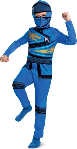 Lego Ninjago kostuum Jay voor kinderen 4–6 jaar