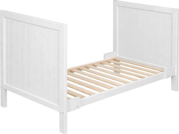 Drie hoogtestanden van de lattenbodem