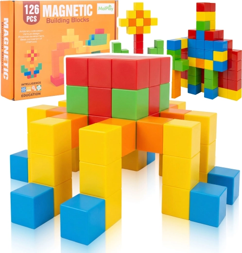 Magnetische bouwstenen voor kinderen 126 stuks