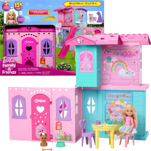 Barbie Club Chelsea uitklapbaar poppenhuis met accessoires