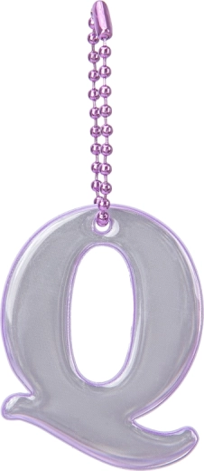 Baagl reflecterende hanger letter Q