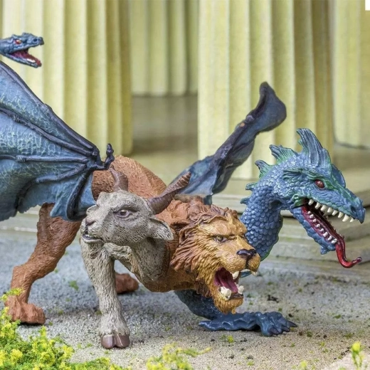 Mythische chimera in realistische uitvoering