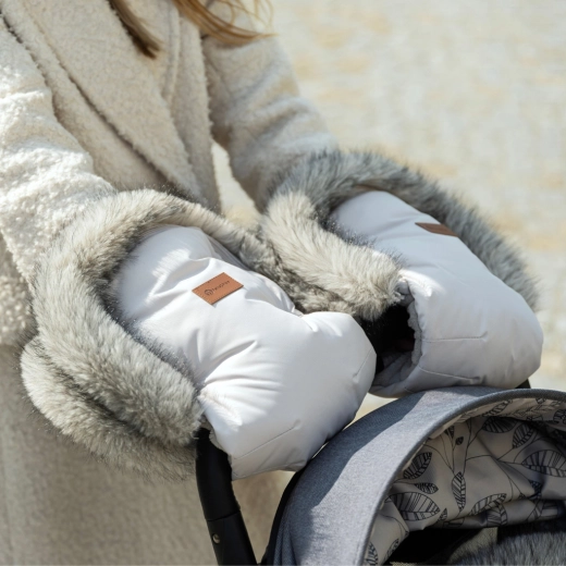 Twee losse handmoffen voor elke kinderwagen