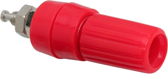 Inbouw-bananenbus 4 mm rood