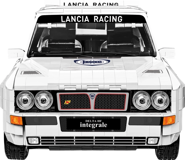 Gedetailleerde uitstraling van een rally-icoon