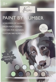 Schilderen op Nummer Hond