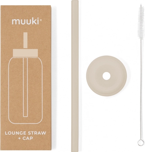 Muuki Lounge rietje en deksel Summer Sand