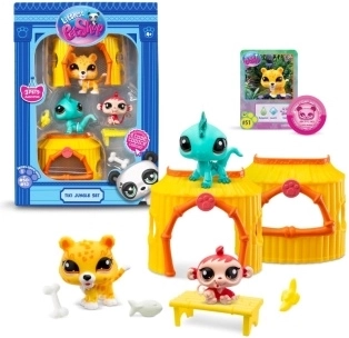 Littlest Pet Shop Jungle 3 diertjes