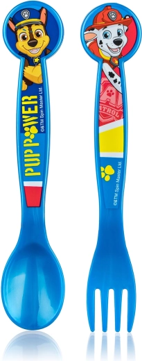 Kunststof kinderbestek PATROLA, 2-delige set