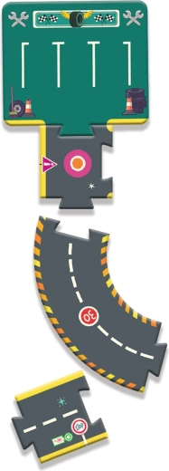 Variabele bouw met rotonde en bochten