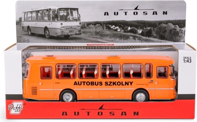 Verzamelmodel van autobus Autosan H9-20 in schooluitvoering