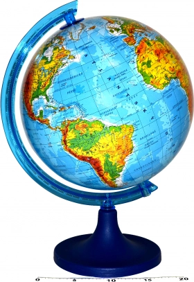 Geografische globe 25 cm