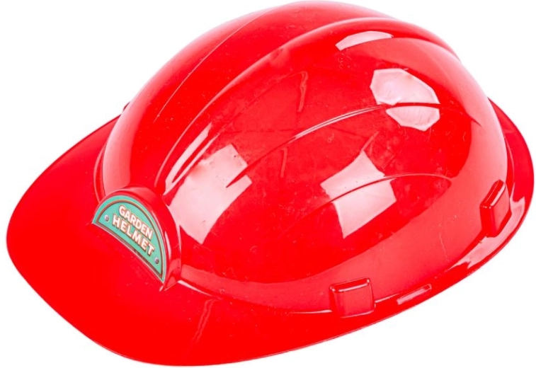 Accessoires in de verpakking: helm en jerrycan