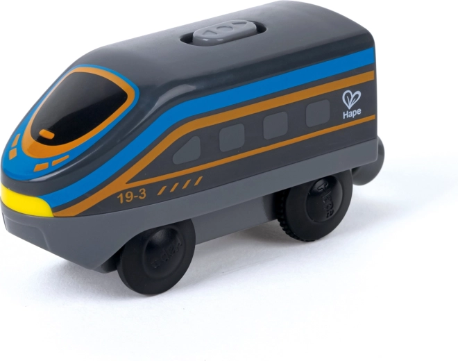 Hape Intercity-locomotief op batterijen, zwart