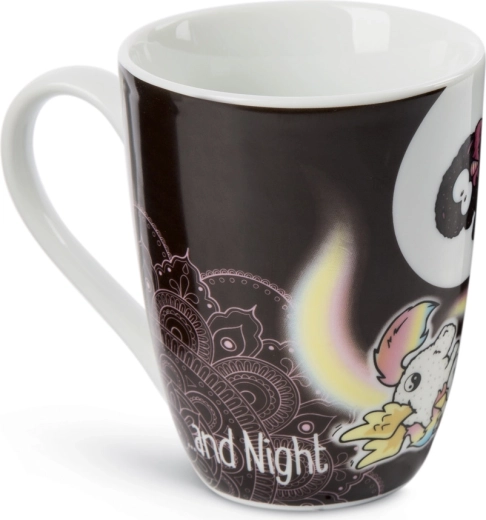 Dag- en nachtsfeer in één mok