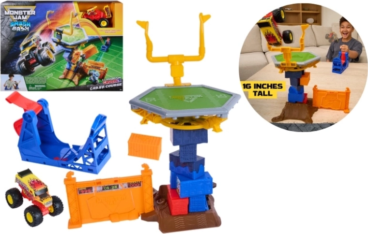 Spin Master Monster Jam stuntset Smash and Bash