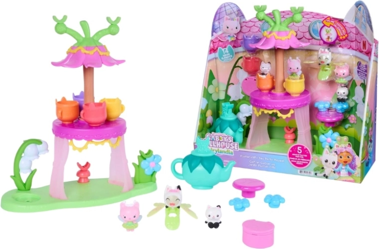 Magische theeset Gabby's Dollhouse Fairylandia met figuren en accessoires