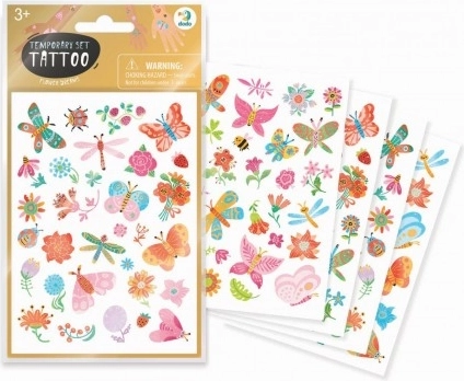 Tattoosets Vlinders en Bloemen