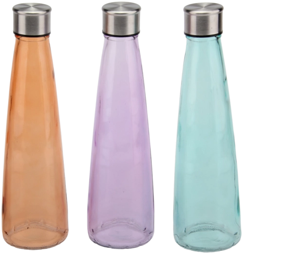 Glazen fles 0,5 l met schroefdop